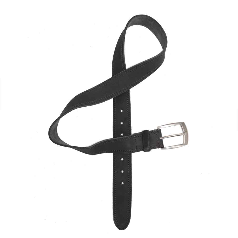 Two Row Stitch Leather Belt - Stockyard X 'The Leather Store'