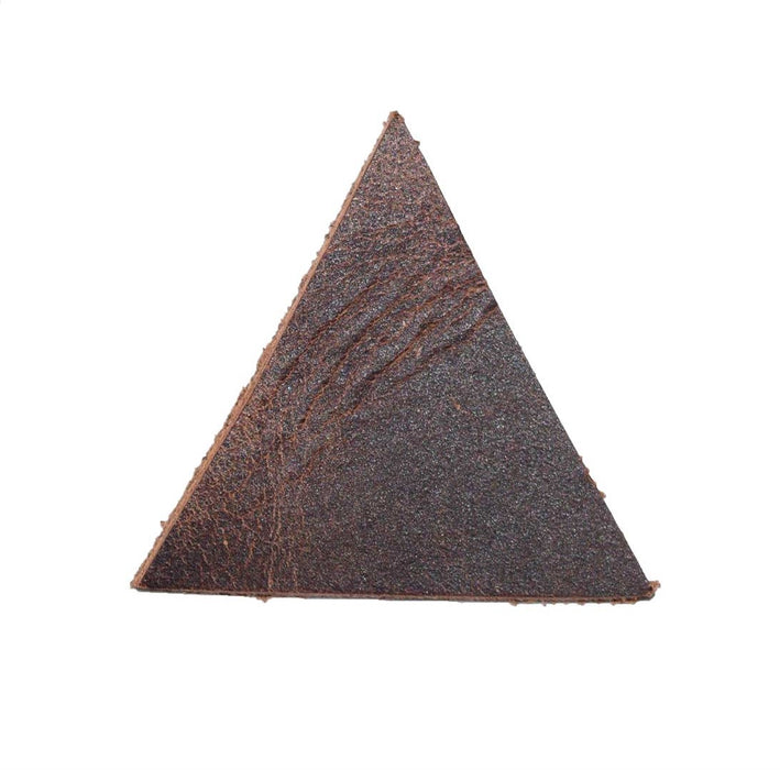 Leather Triangle 1.5 inches Long (Set of 20)