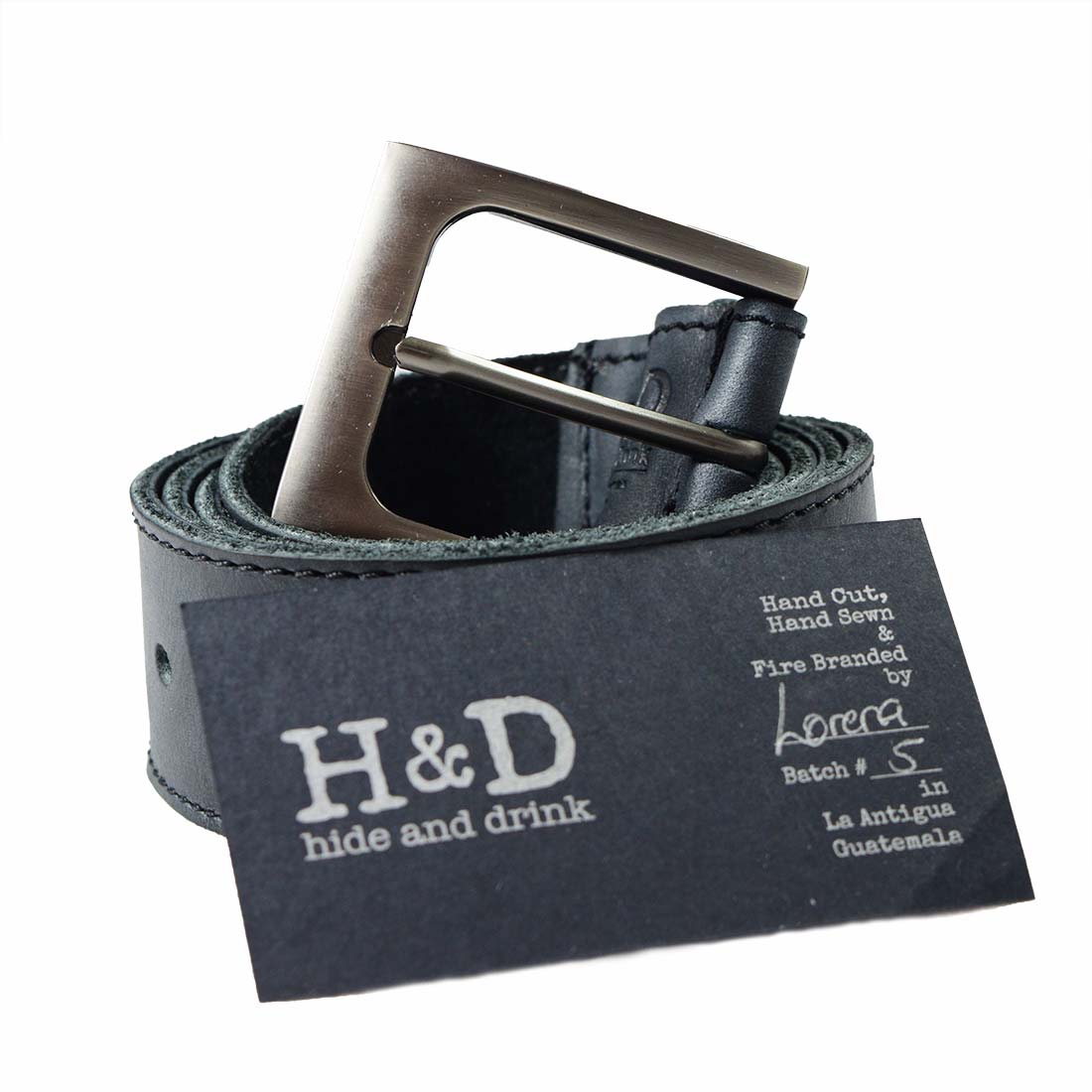 Leather Belt w/Sheepskin (Size 34) - Stockyard X 'The Leather Store'