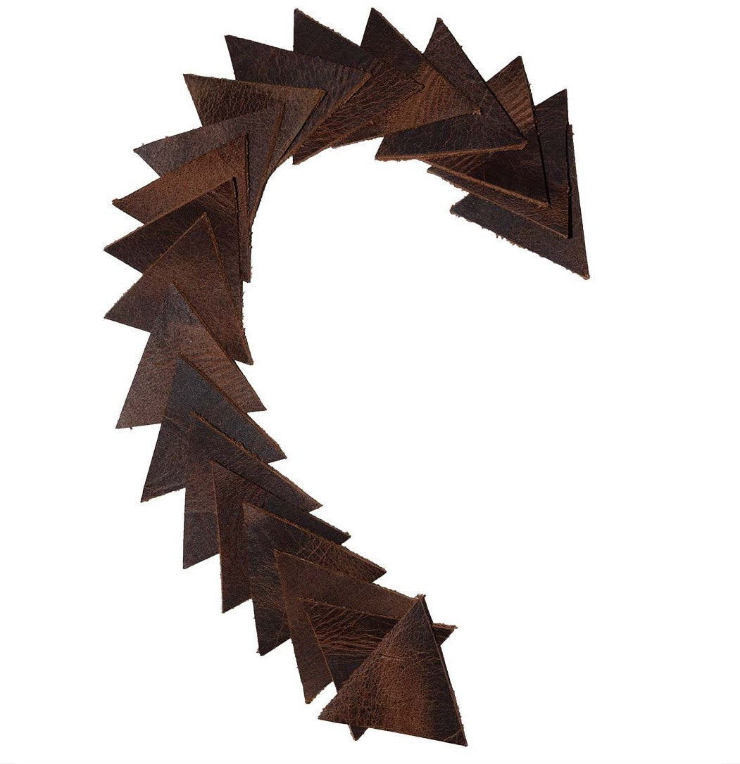 Leather Triangle 1.5 inches Long (Set of 20) - Stockyard X 'The Leather Store'