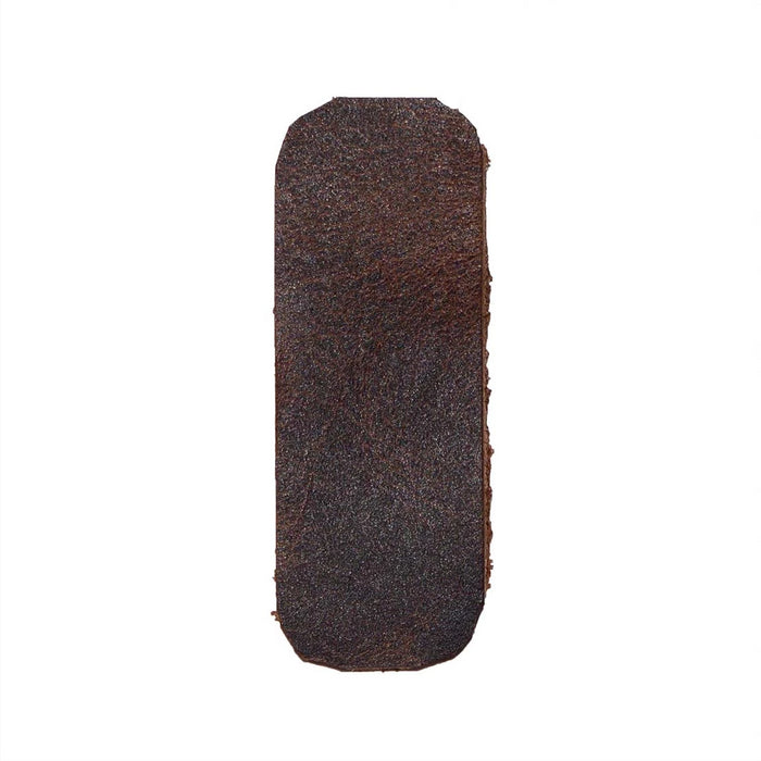 Leather Rounded Rectangular Shapes  1 x 3 in. (Set of 20) - Stockyard X 'The Leather Store'