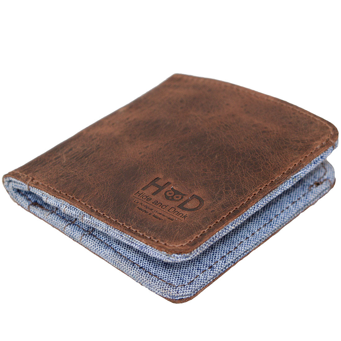 Denim Wallet Petoskey - Stockyard X 'The Leather Store'