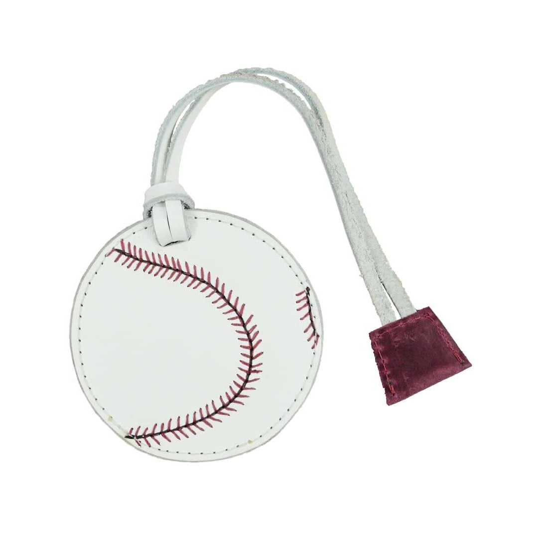 Baseball Luggage Tag - Stockyard X 'The Leather Store'