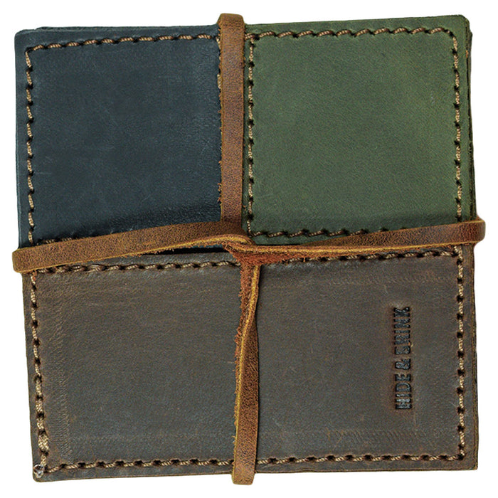 Mosaic Squared Coaster (6 pack) - Stockyard X 'The Leather Store'