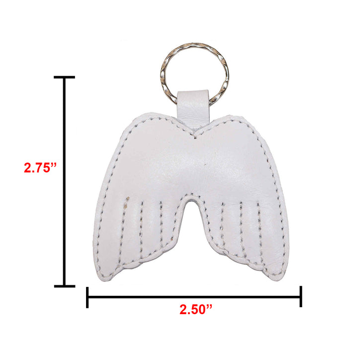 Angel Wings Keychain - Stockyard X 'The Leather Store'