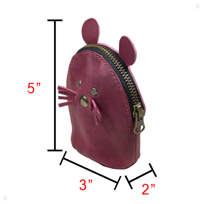 Mouse Coin Purse - Stockyard X 'The Leather Store'