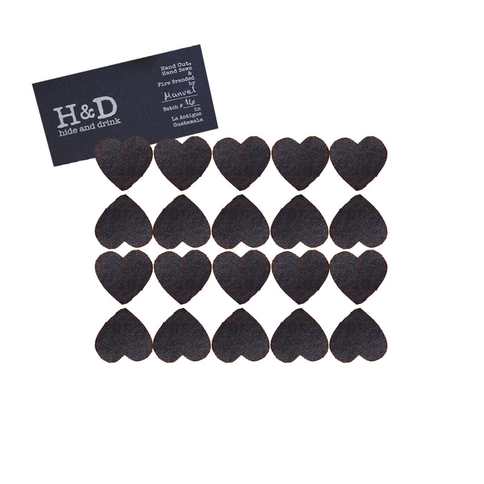 Heart Shapes (Set Of 20) - Stockyard X 'The Leather Store'