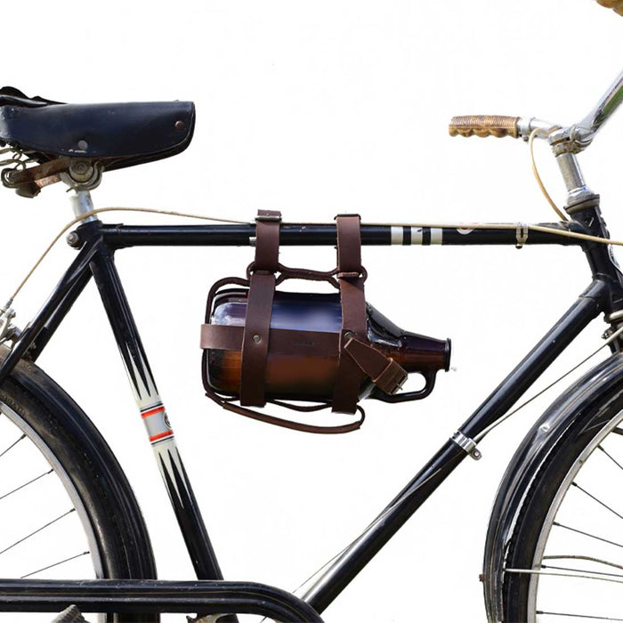 Bike Growler Carrier - Stockyard X 'The Leather Store'