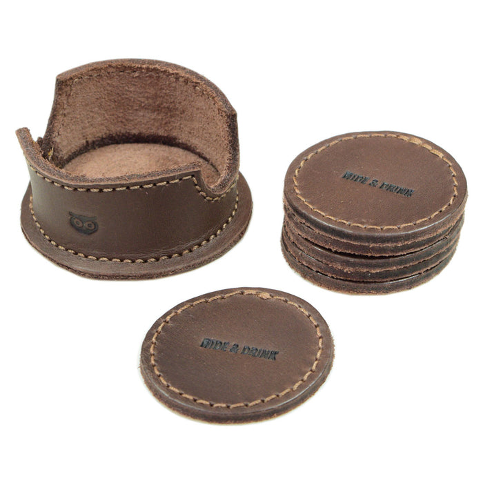 Shot Coasters (6 Pack) - Stockyard X 'The Leather Store'