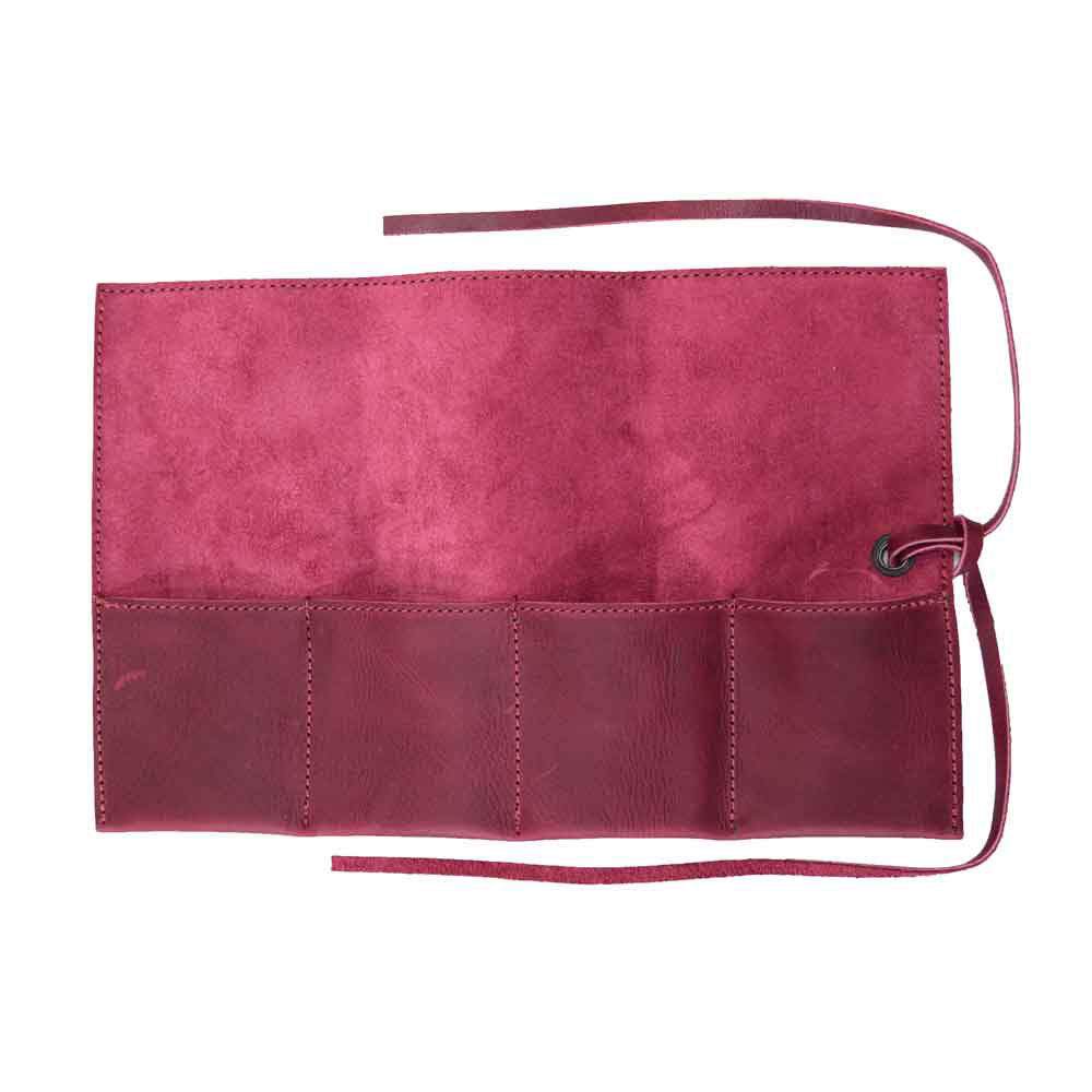 Sophisticated Watch Roll from Hide & Drink, designed to store up to 4 watches. This easy carry Watch Roll Organizer showcases full grain leather craftsmanship, emphasizing small batch production, hand cut, hand sewn, and fire branded artisan techniques made in La Antigua Guatemala & Oaxaca Mexico.