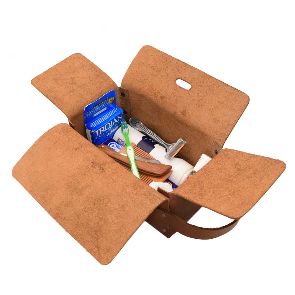 Thick Toiletry Bag - Stockyard X 'The Leather Store'