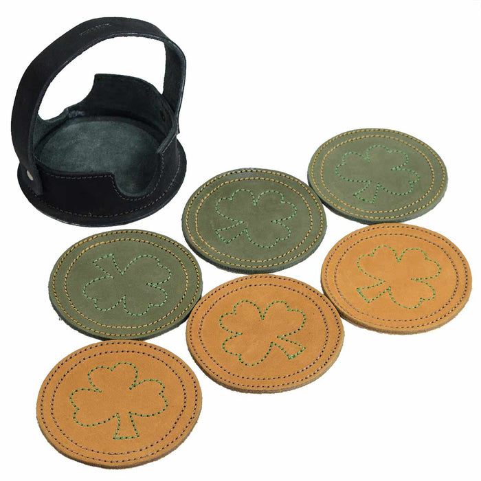 St. Patrick's - Irish Pot Coaster (6 pack) - Stockyard X 'The Leather Store'