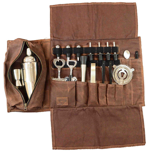 Bartender Tool Roll (Tools Not Included) - Stockyard X 'The Leather Store'