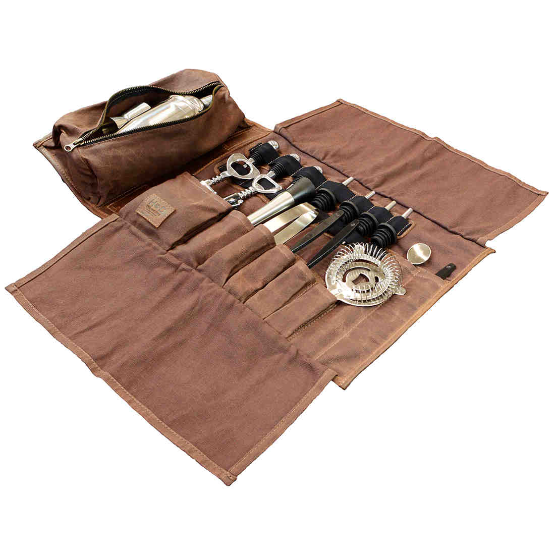 Bartender Tool Roll (Tools Not Included) - Stockyard X 'The Leather Store'