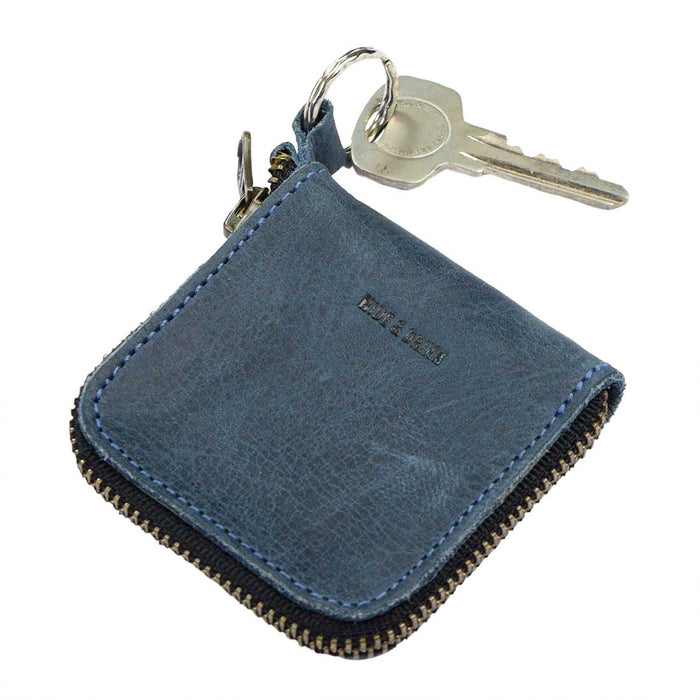 Zippered Coin Pouch - Stockyard X 'The Leather Store'