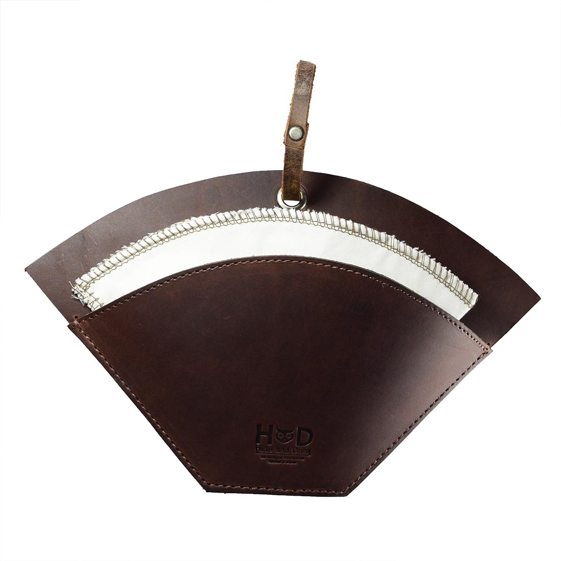 Coffee Filter Holder With Strap - Stockyard X 'The Leather Store'