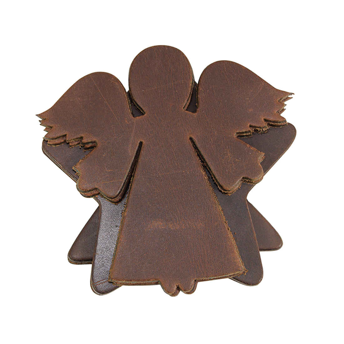 Christmas Ornaments Decorations Coasters (6-Pack) - Stockyard X 'The Leather Store'