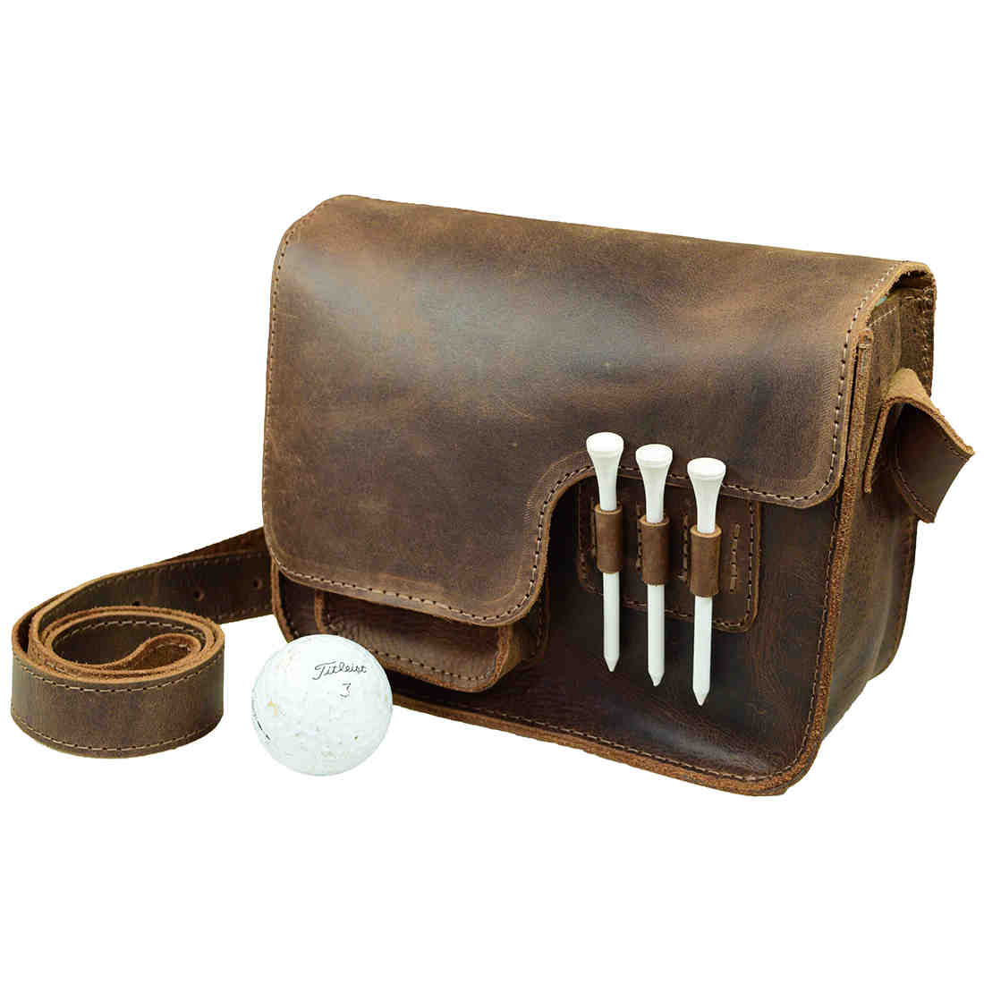 Golf Pouch - Stockyard X 'The Leather Store'