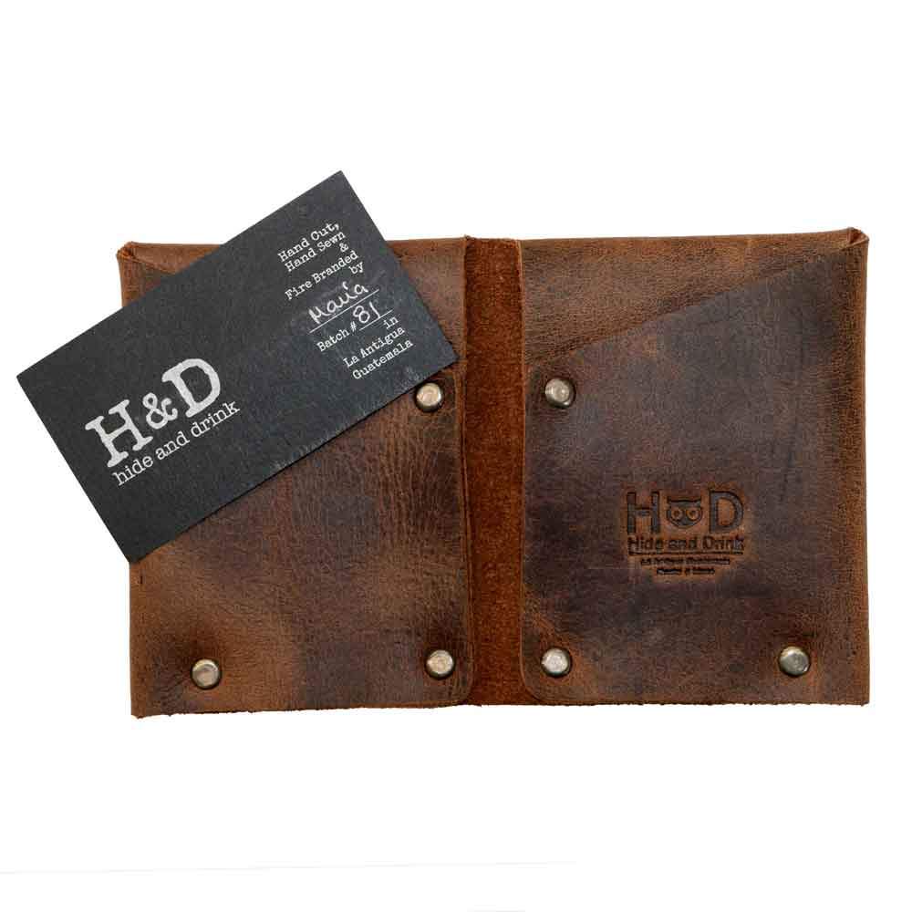 Riveted Card Holder - Stockyard X 'The Leather Store'
