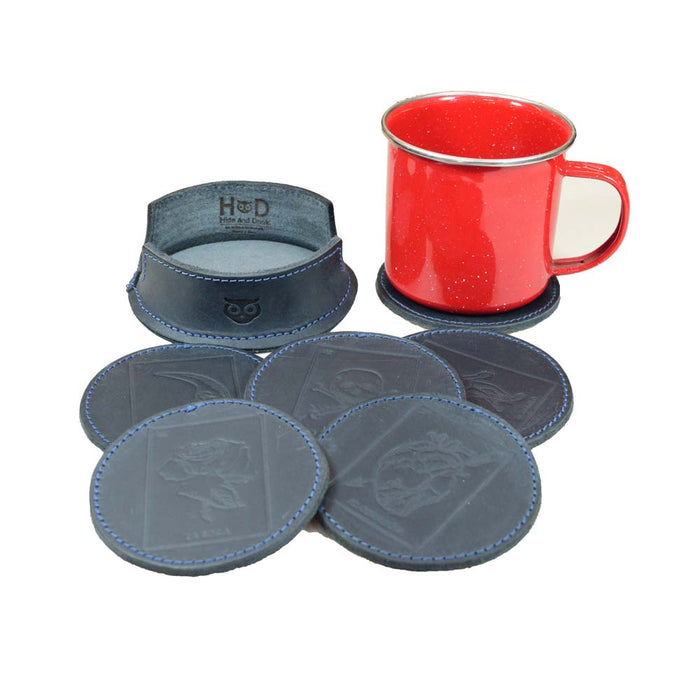Thick Leather Loteria! Coasters (6-Pack) - Stockyard X 'The Leather Store'