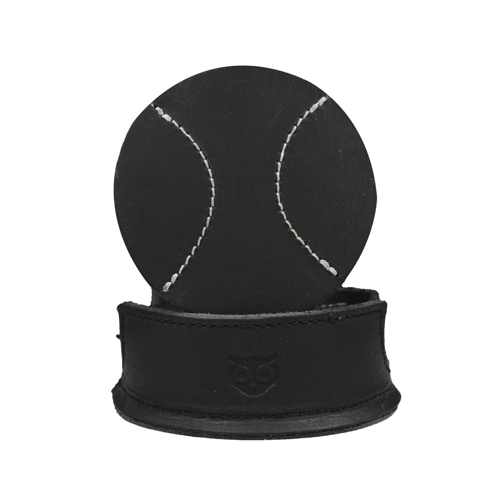 Thick Leather Baseball Coasters (6-Pack) - Stockyard X 'The Leather Store'
