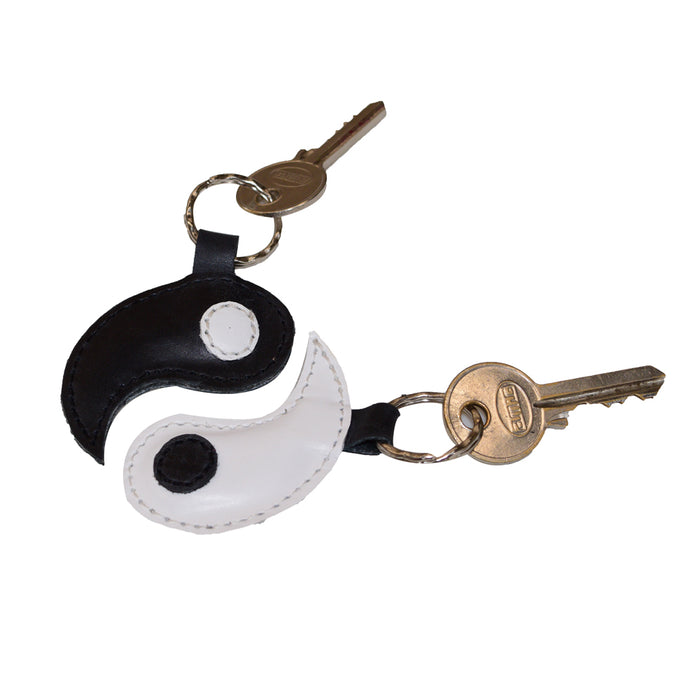 Yin Yang Keychain (2 Pieces) - Stockyard X 'The Leather Store'