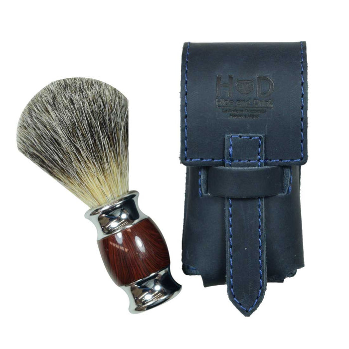 Shaving Brush Case - Stockyard X 'The Leather Store'