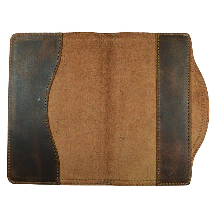 Hard Cover Notebook Protector Large (5 X 8.25 in.) Notebook NOT Included - Stockyard X 'The Leather Store'