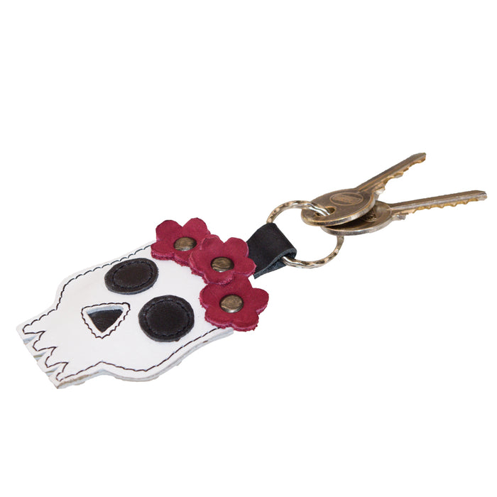 Mexican Skull Keychain