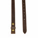 Two Row Stitch Leather Snap On Belt, 7/8" Width - Stockyard X 'The Leather Store'