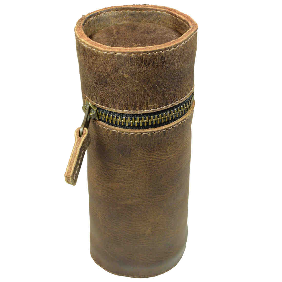 Vertical Cylinder Pencil Case - Stockyard X 'The Leather Store'