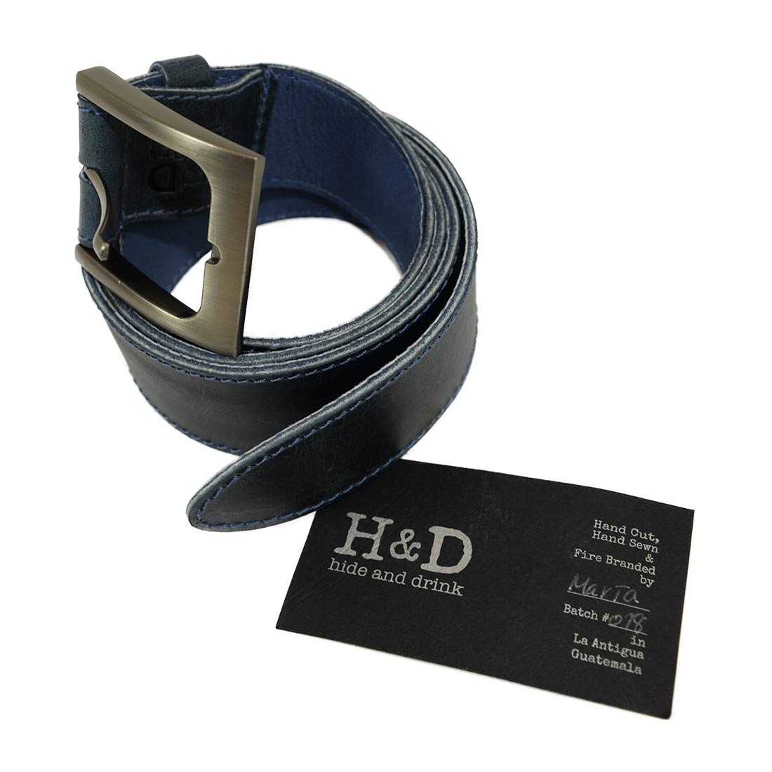 Leather Belt w/Sheepskin (Size 34) - Stockyard X 'The Leather Store'