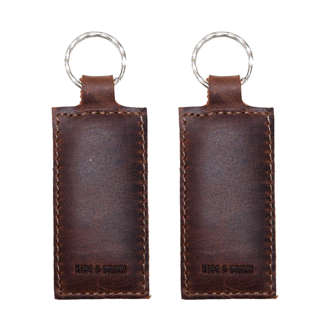 Stuff Rectangle Keychains (2 pack) - Stockyard X 'The Leather Store'