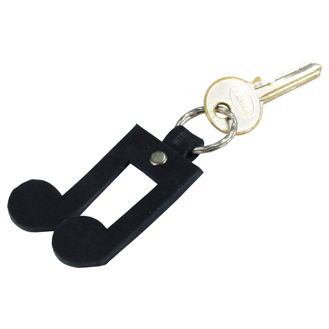 Eighth Notes Keychain - Stockyard X 'The Leather Store'