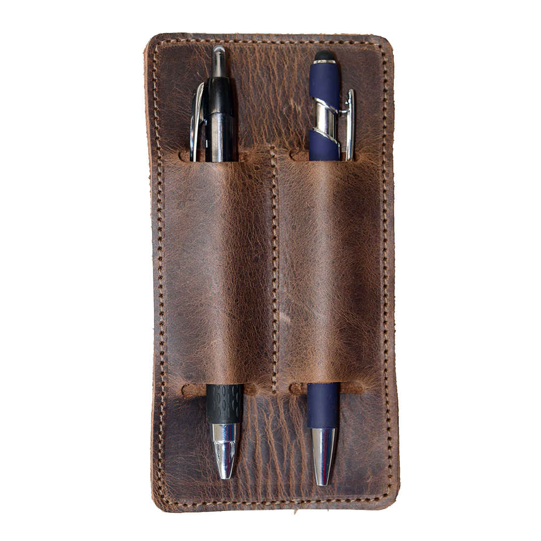 Double Pen Holder - Stockyard X 'The Leather Store'