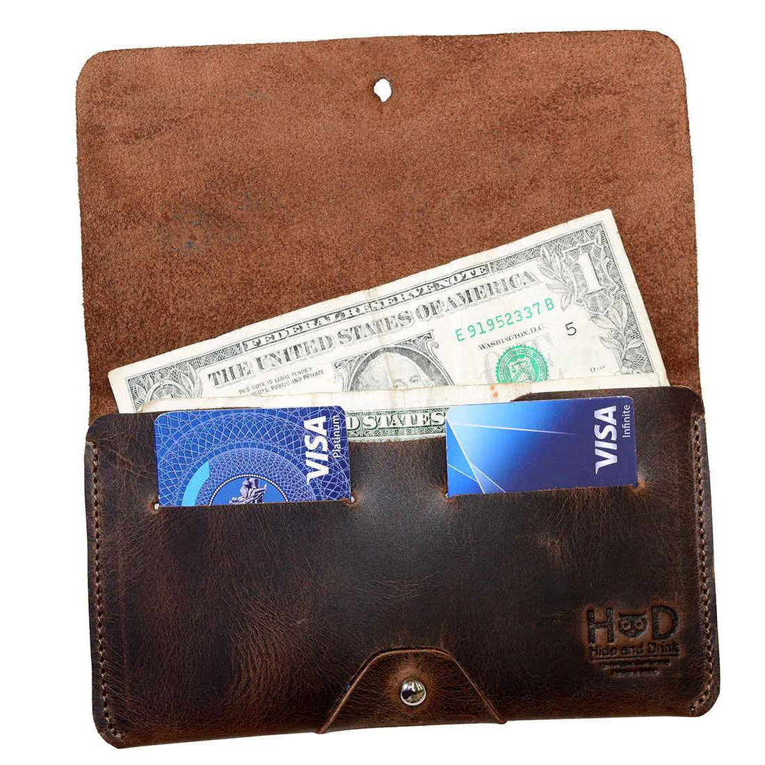 Easy Coin Release Wallet - Stockyard X 'The Leather Store'