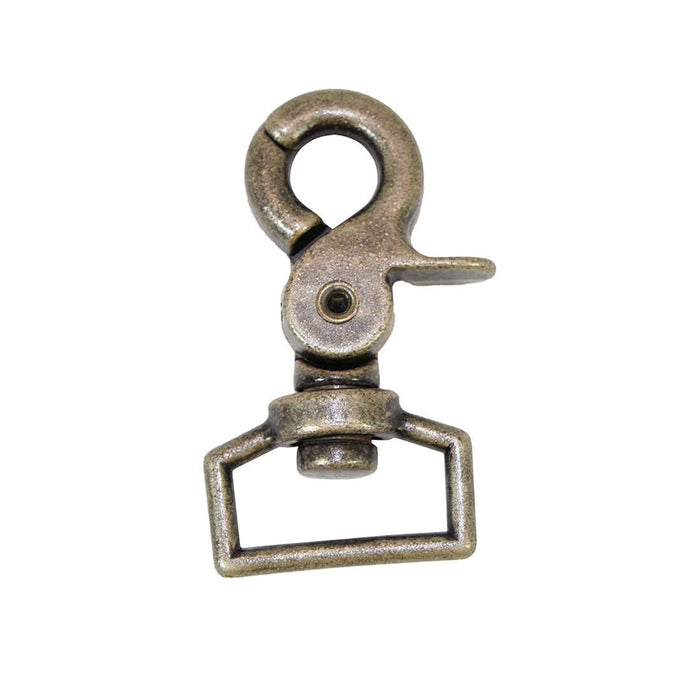 Lobster Circular Clasp Hook w/ Pin - Stockyard X 'The Leather Store'