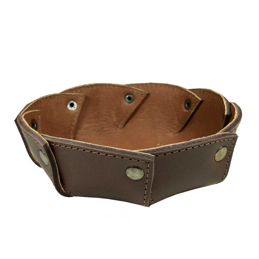 Riveted Circular Valet Tray - Stockyard X 'The Leather Store'