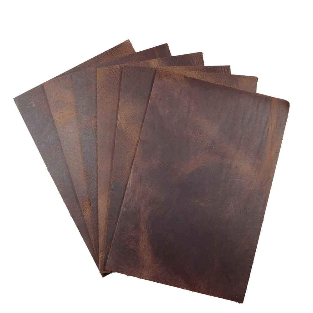 Leather Squared Scraps 4 x 6 in. (6 Pack) - Stockyard X 'The Leather Store'
