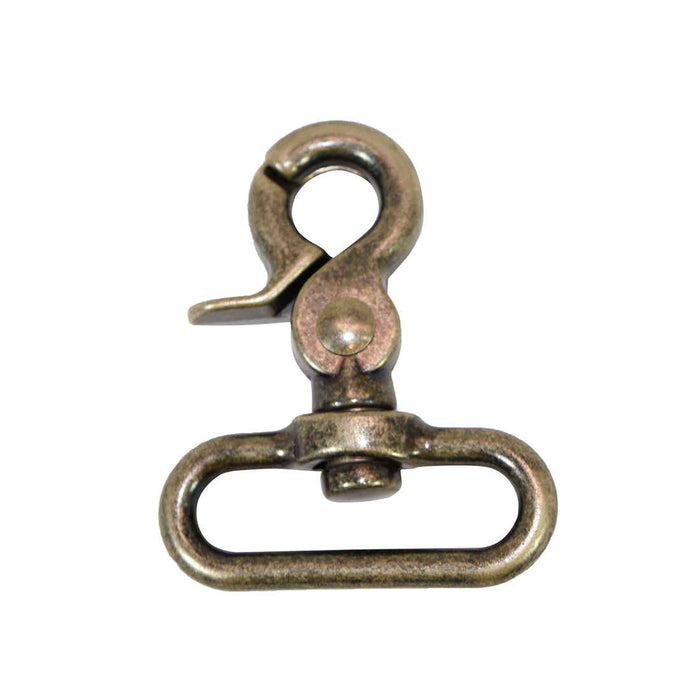 Lobster Circular Clasp Hook w/ Pin - Stockyard X 'The Leather Store'