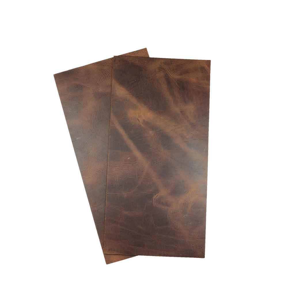 Leather Rectangular Scraps 6 x 12 in. (2 Pack) - Stockyard X 'The Leather Store'