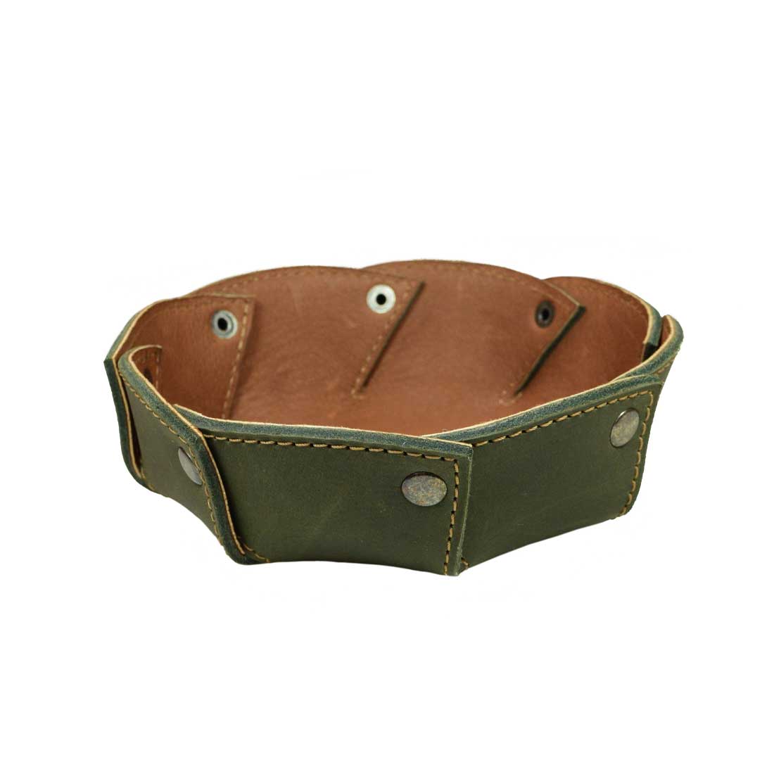 Riveted Circular Valet Tray - Stockyard X 'The Leather Store'