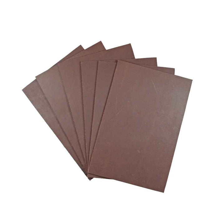 Thick Leather Squared Scraps 4 x 6 in. (6 Pack)
