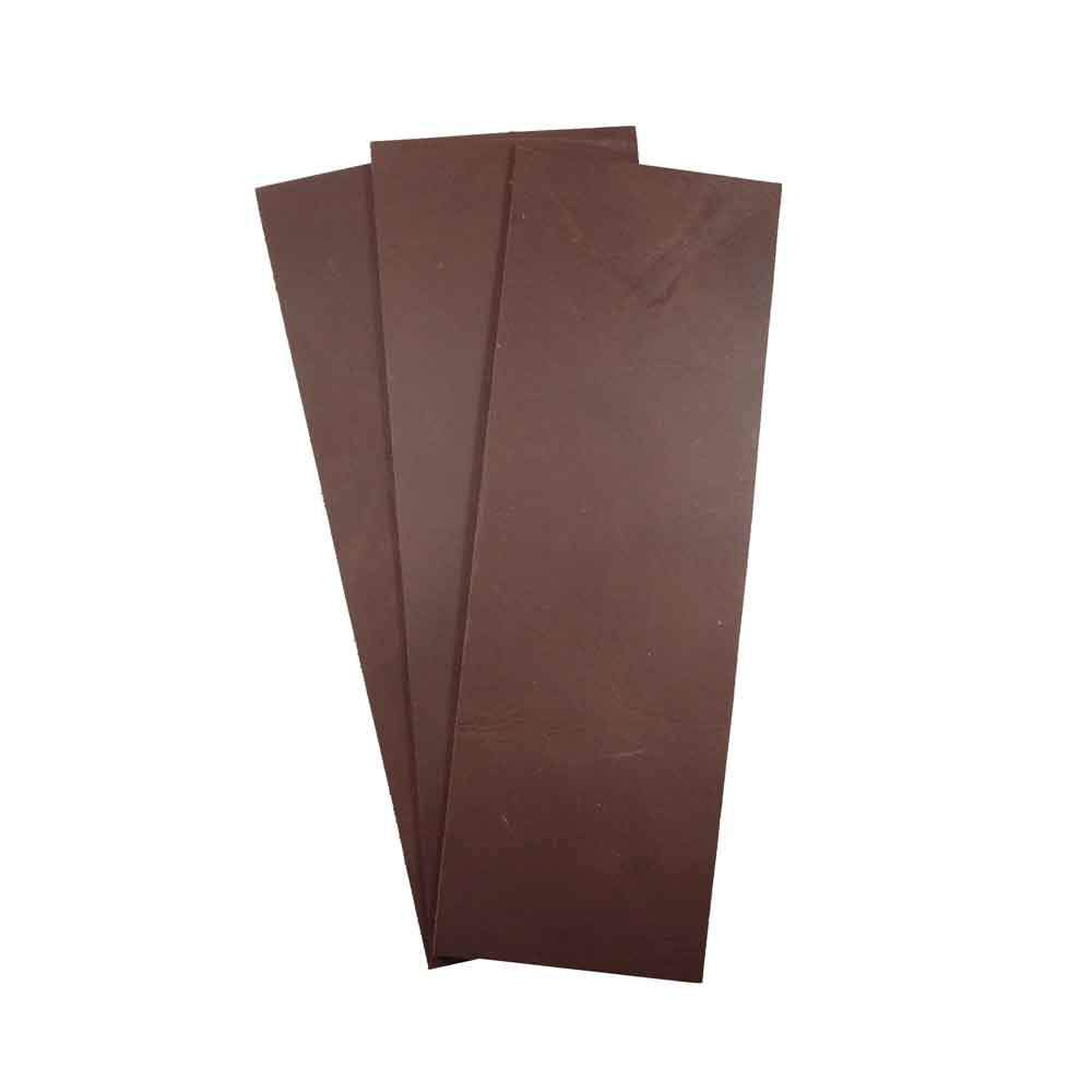 Thick Leather Rectangular Scraps 4 x 12 in. (3 Pack) - Stockyard X 'The Leather Store'
