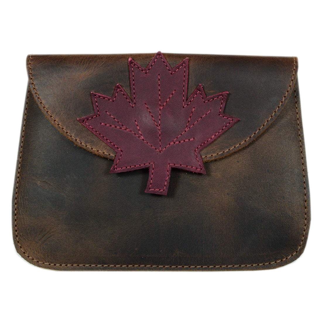 Maple Leaf Card Wallet - Stockyard X 'The Leather Store'
