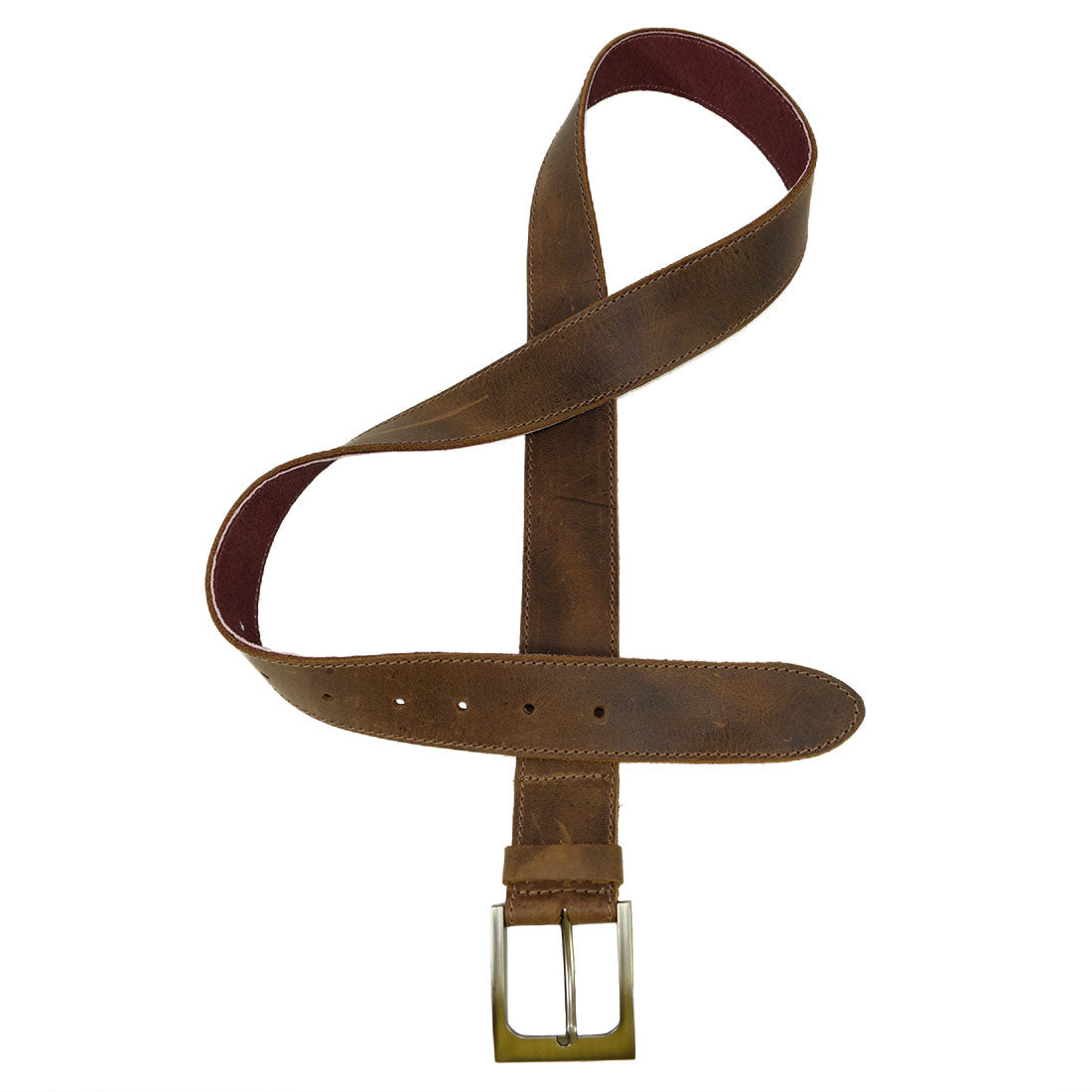 Leather Belt w/Sheepskin (Size 34) - Stockyard X 'The Leather Store'