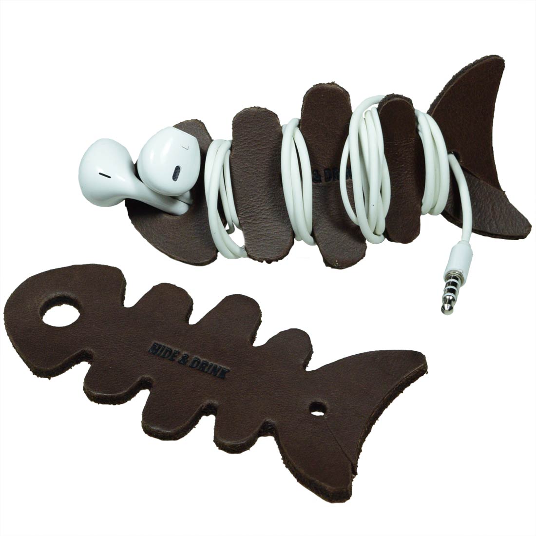 Fish Skeleton Cord Keeper (2 pack) - Stockyard X 'The Leather Store'