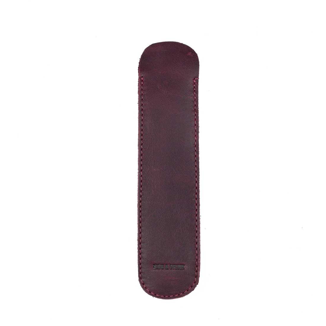 A collection of Vintage Pen Sleeves in different colors from Hide & Drink, showcasing the variety and craftsmanship in each handmade piece. Each sleeve is made from quality Full Grain Leather, perfect for blending style with organization.
