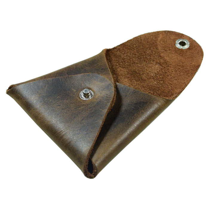 Trapezoid Coin Pouch - Stockyard X 'The Leather Store'