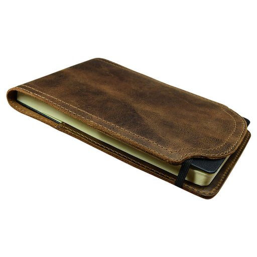 Hard Cover Reporter Protector Large (5 x 8.25 in.) Notebook NOT Included - Stockyard X 'The Leather Store'